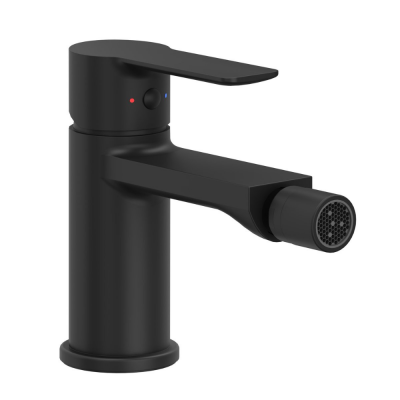Смеситель для биде SL 056.20BL, 135 мм без открывания стока, черный