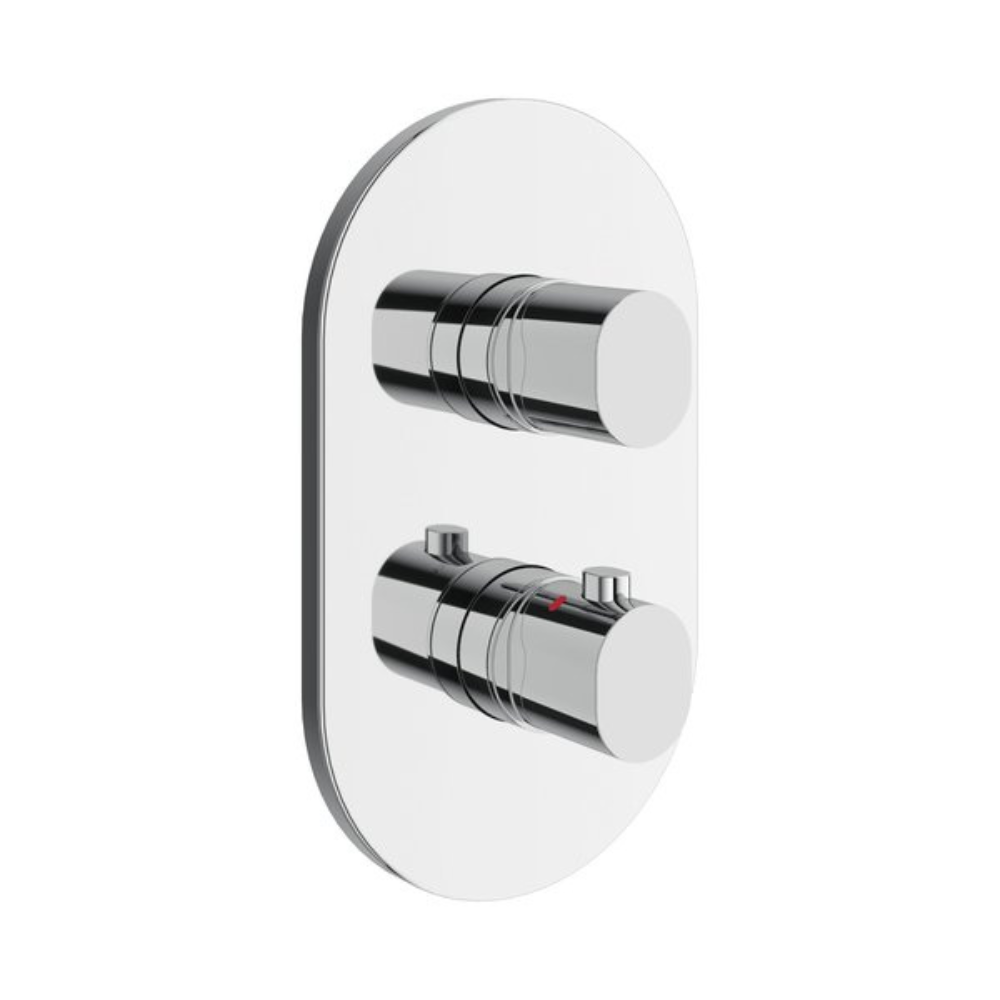 Термостатический смеситель CR II 063.00CR скрытого монтажа ванна/душ с переключателем, хром