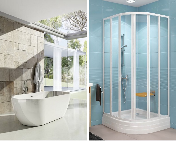 Ванна или душевая кабина: что лучше?
