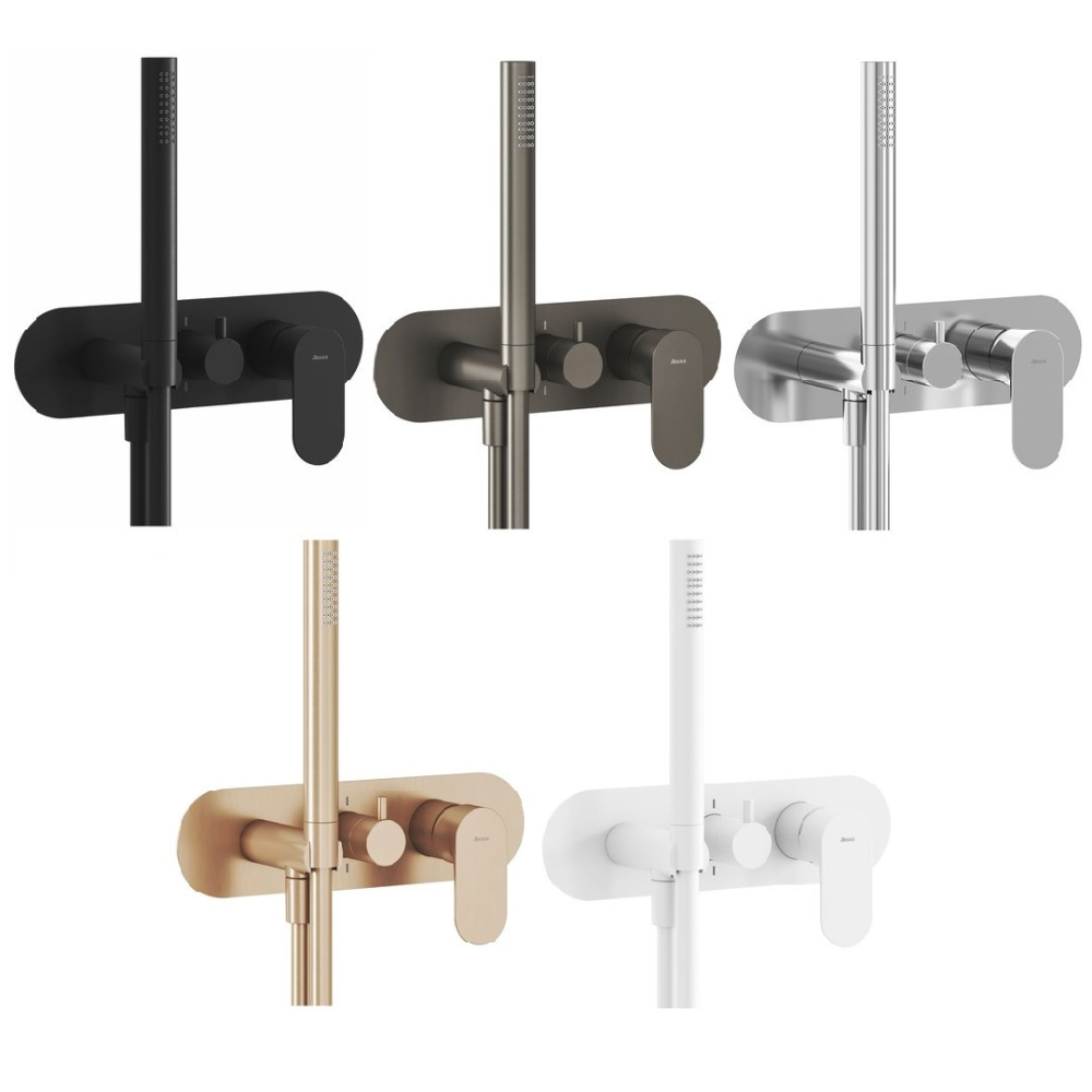 Смеситель скрыт. монтажа с лейкой и шлангом EL 065.00.O2 для R-box RB 07D.50, хром