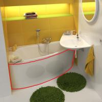 Панель для ванной Ravak Avocado 160 левосторонняя