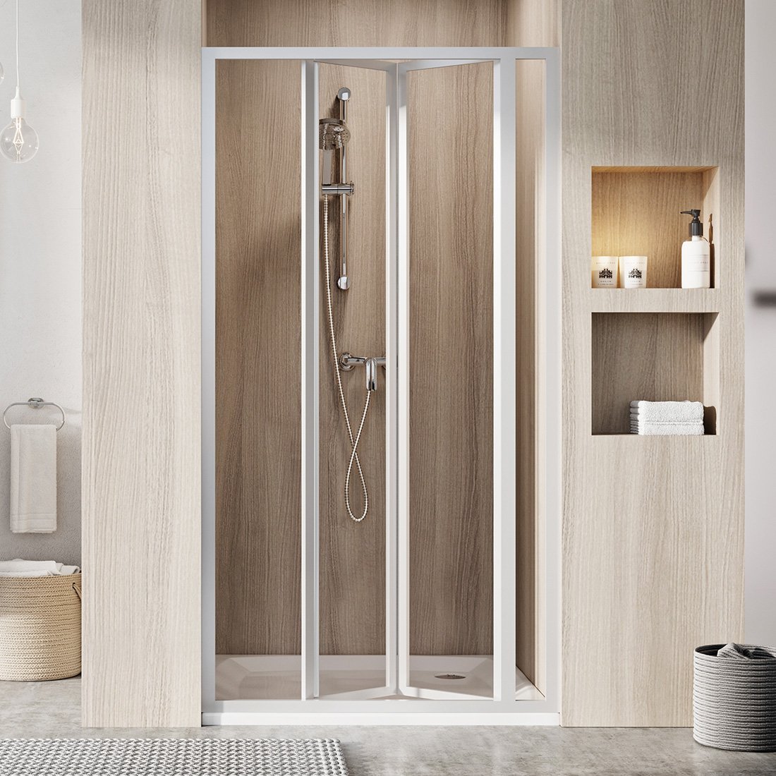 Душові двері Ravak SDZ3- 80 195 білий+transparent