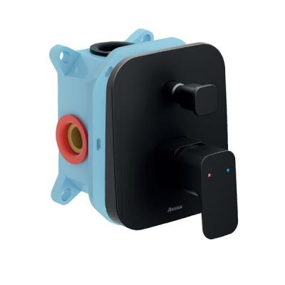 TD F 065.20 Смеситель скрытого монтажа с переключатем для R-box, чёрный