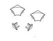 Набір для декоративних планок Ravak 6 білий