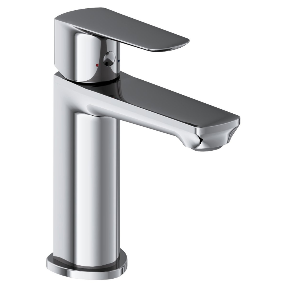 Змішувач для умивальника LF 012.00CR 160 мм без відкривання стоку, хром