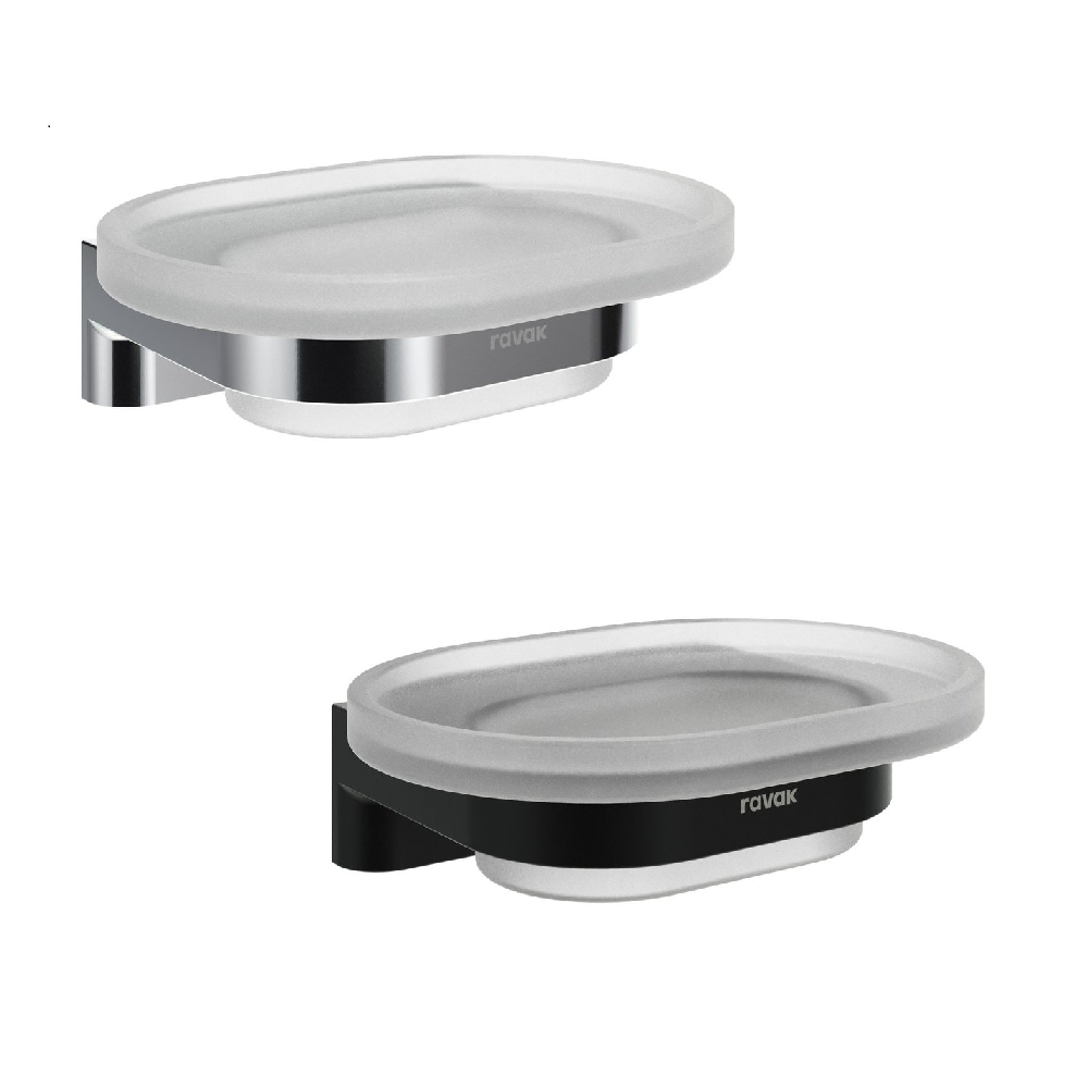 Держатель с мыльницей CR II 200.00CR, хром/стекло