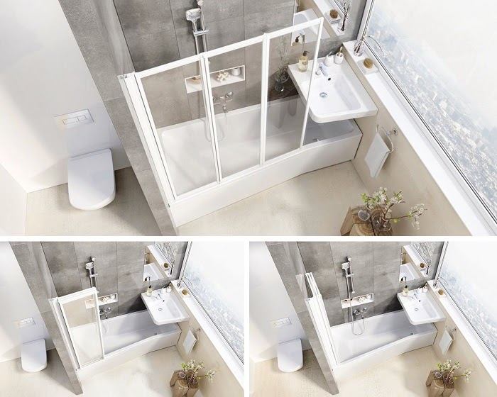 Складные шторки для ванной Ravak: удобно, надежно, эргономично