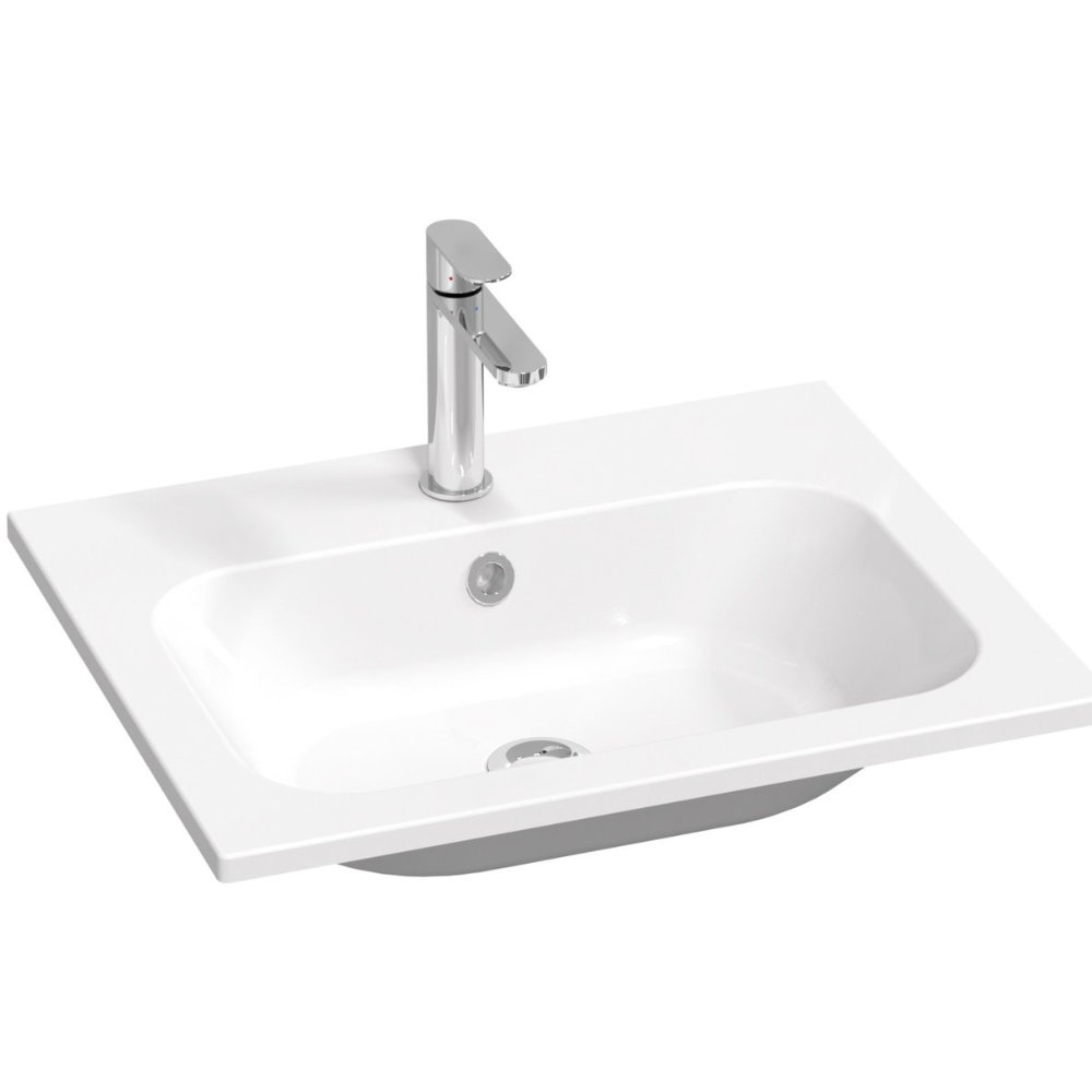 Умывальник Ravak Chrome Slim 700 белый с отверстием