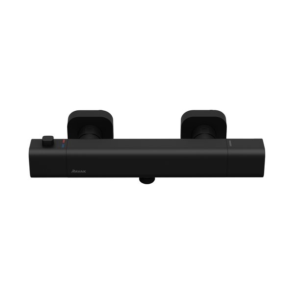 TD F 033.20/150 термостатичний змішувач для душу настінний, чорний