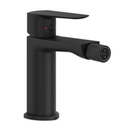 Смеситель для биде LF 056.20BL,160 мм без открывания стока, черный