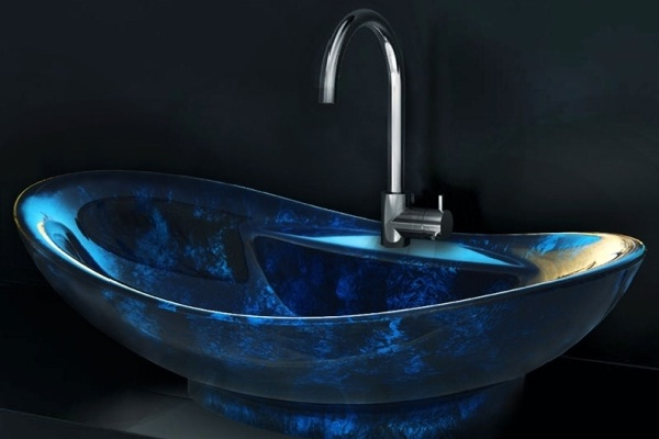 Раковини з каменю, скла, дерева