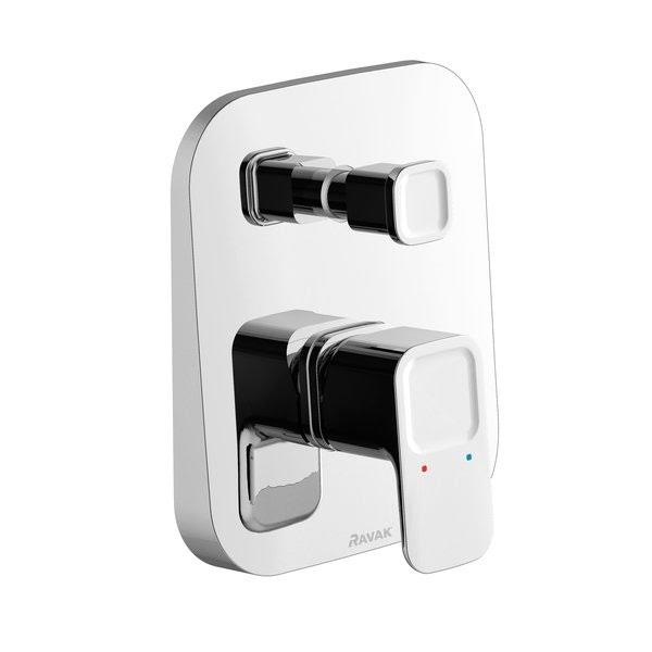 Змішувач для душу прихованого монтажу з перемикачем Ravak 10° TD 061.00