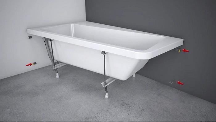 Разметка для крепежей панели