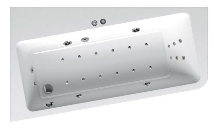 Гідромасажна ванна Ravak 10° 160x95 L Beauty Pro