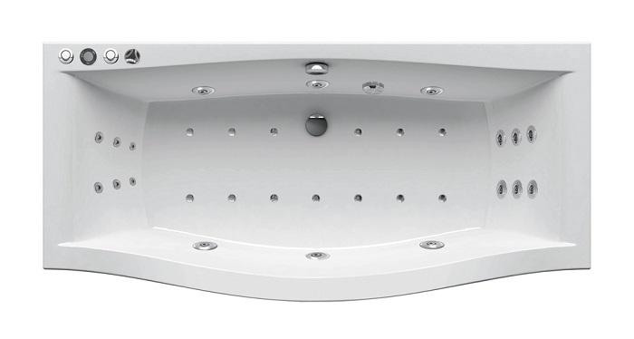 Гидромассажная ванна Ravak Magnolia 170x75 Beauty Pro